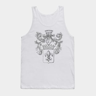 Fantasy coat of arms black Tank Top